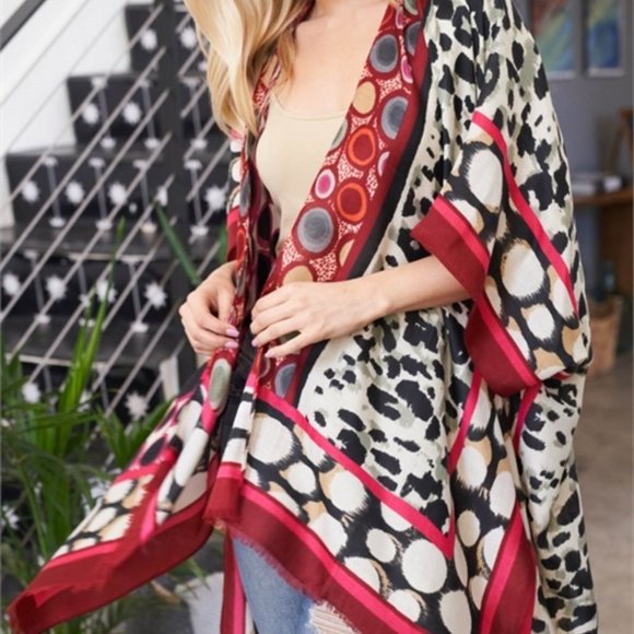 Multi Print kimono - Picture 6 of 10